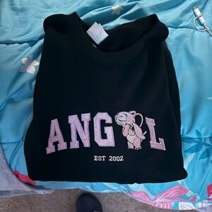 ANGEL Black Women Sweatshirt